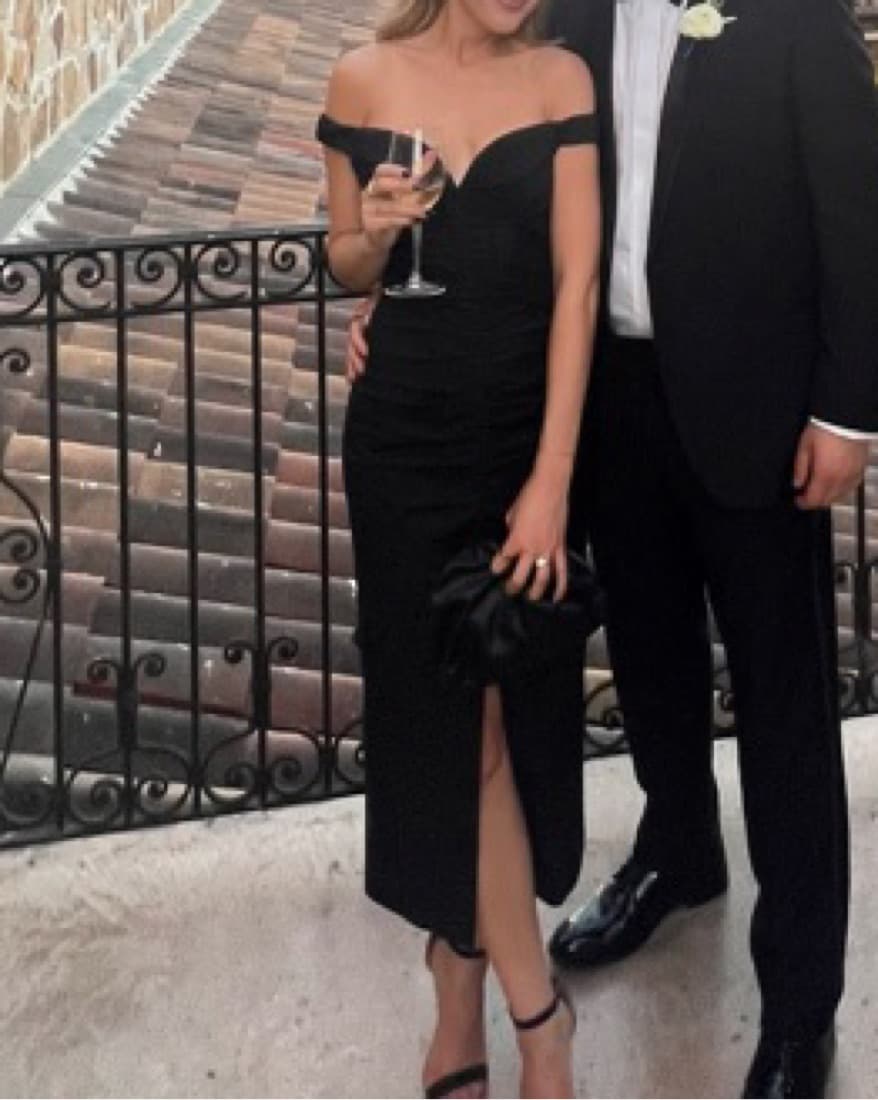 Carolina Herrera Black Dress - Image 1
