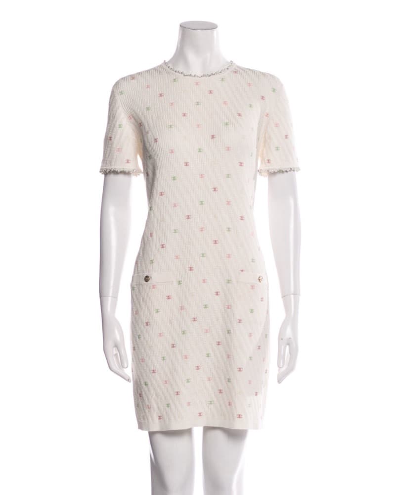 Chanel SS23 multicolor Logo Dress - Image 5