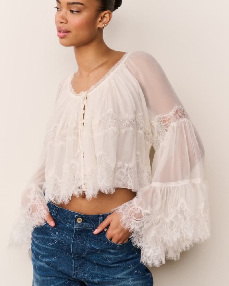 LoveShackFancy Darline Top - Image 4