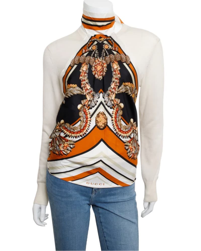 Gucci Silk Halter Top  - Image 1