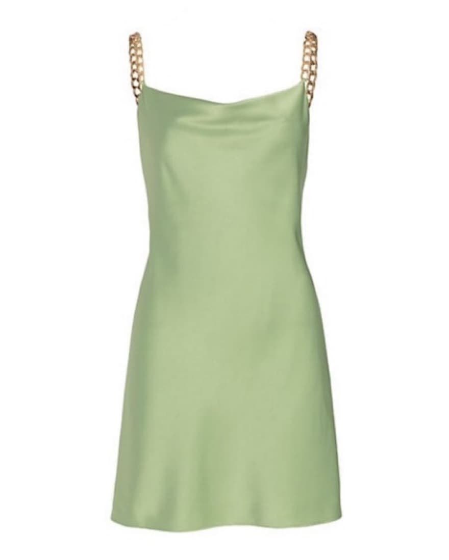Alice + Olivia Green Chain Dress - Image 3