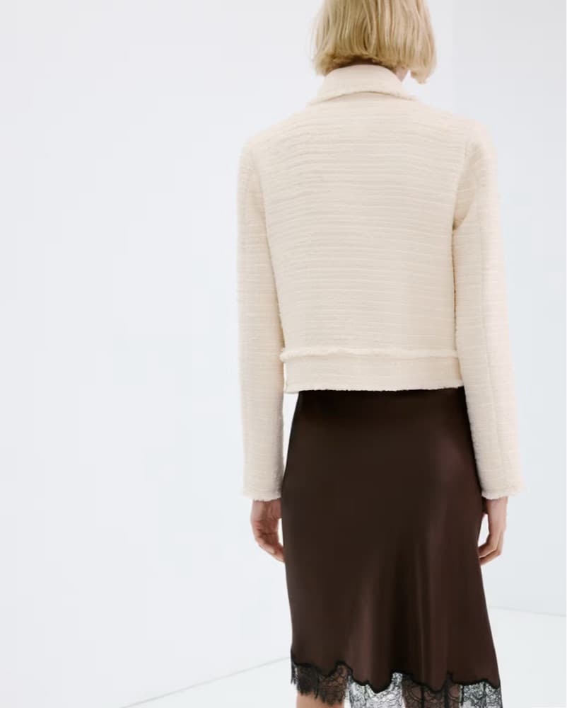 MANGO Tweed Jacket - Image 3