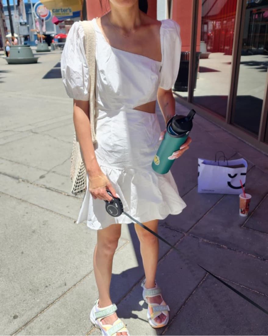 Astr The Label White Cutout Dress - Image 1