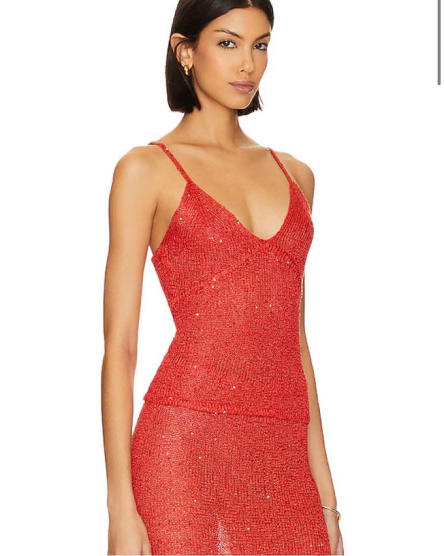 Carolina Camisole & Skirt Rossa Sequin  - Image 2