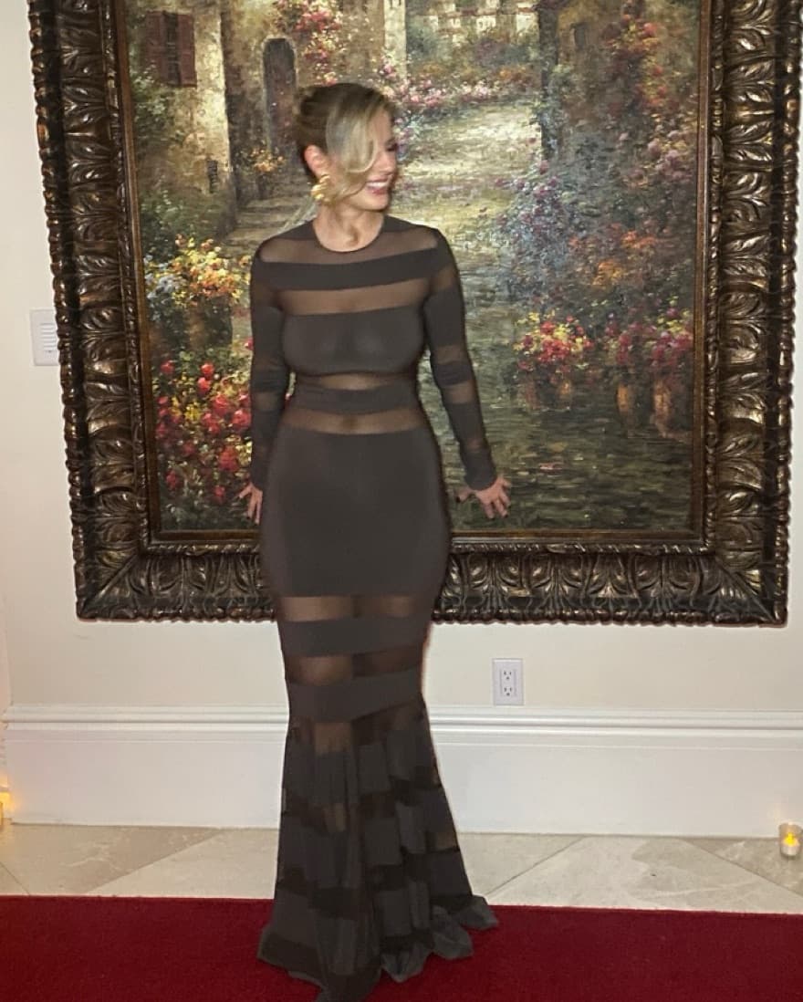 Norma Kamali Spliced Dress Fishtail Gown - Image 1