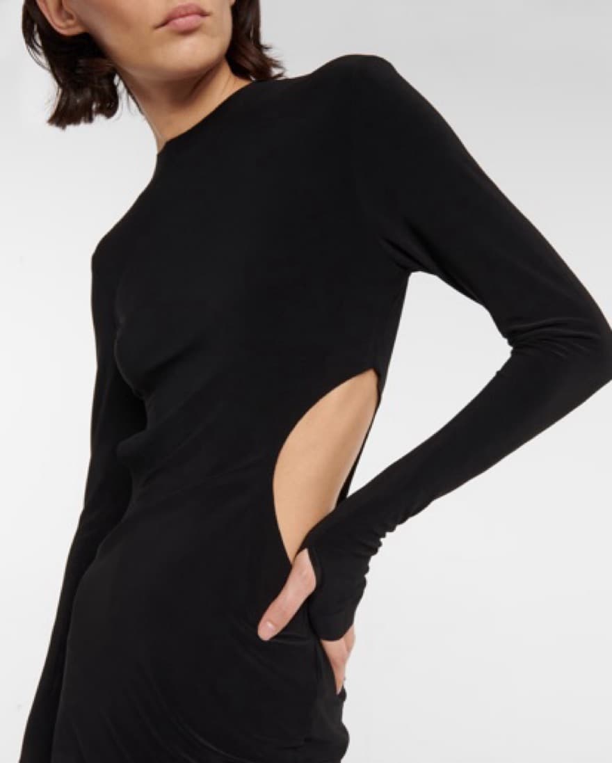 Norma Kamali Cut Out Mini Dress - Image 2