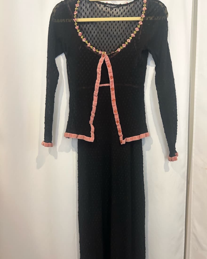 Vintage Betsey Johnson  slip dress set  - Image 3