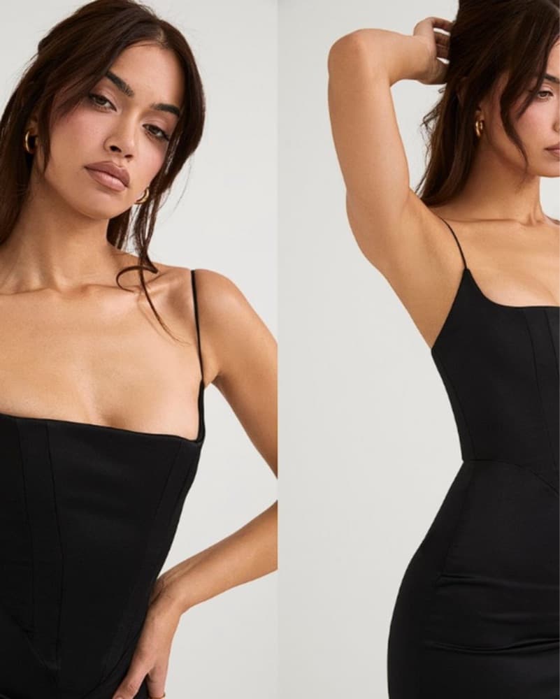 House of CB Anais Satin Corset Dress  - Image 4