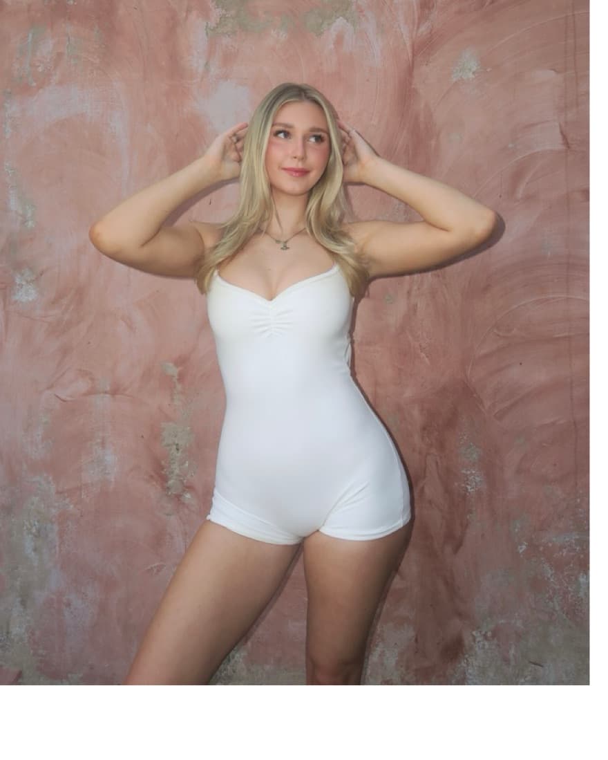 Frankie’s Bikini’s Terry White Jumpsuit - Image 1