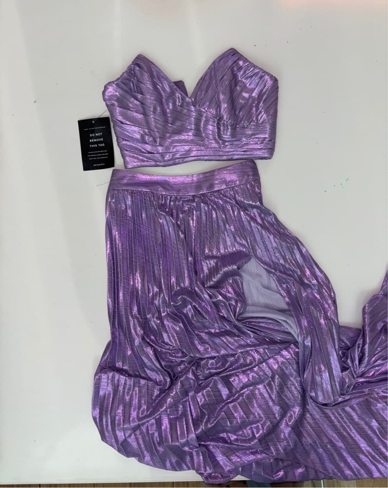 Retrofete Metallic Set Cressida Gown   - Image 3