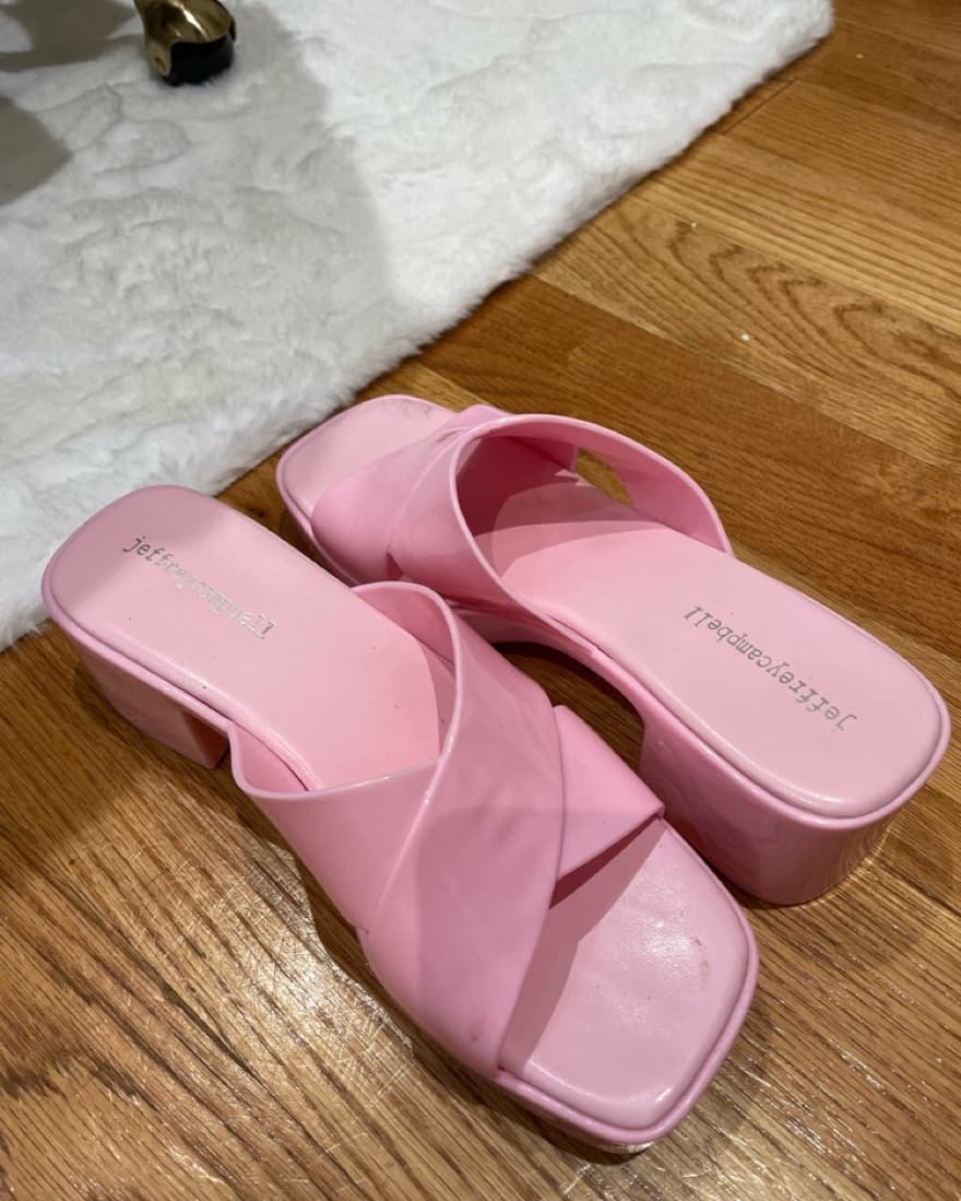 Pink Jeffrey Cambell Sandals - Image 2