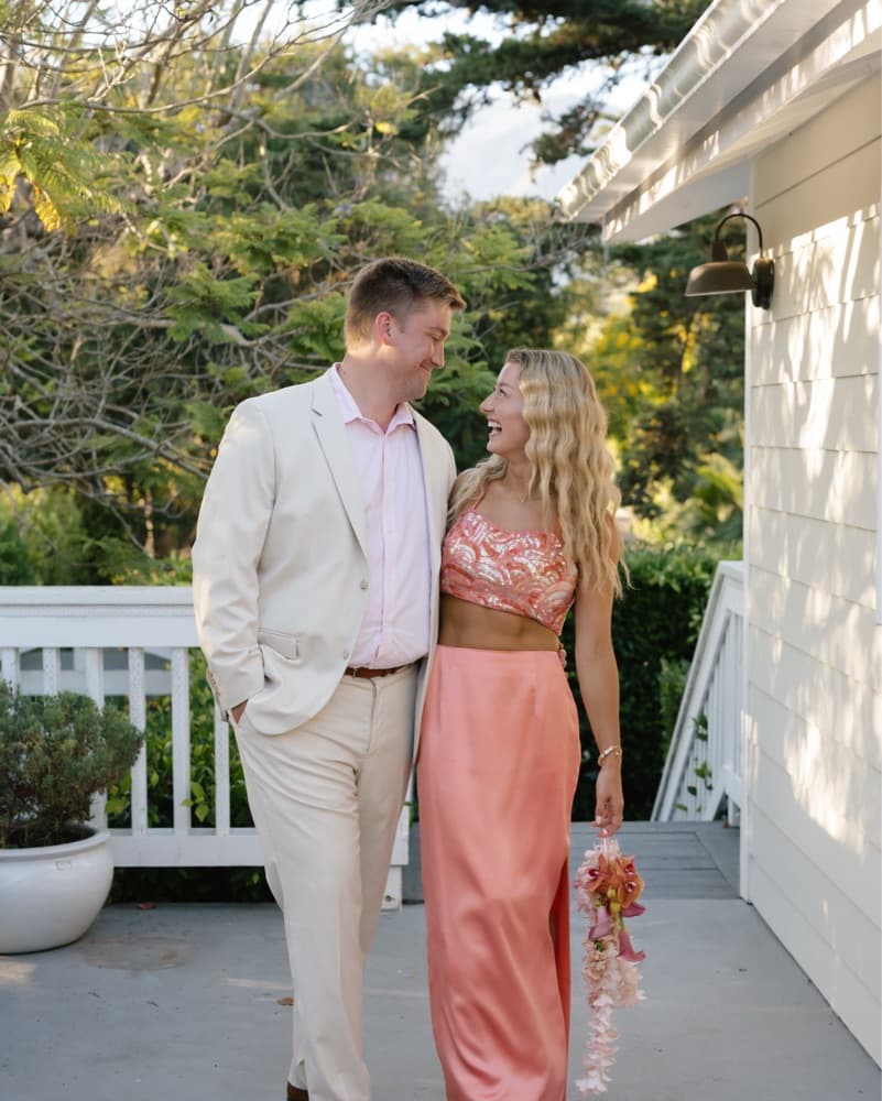 Vintage Pink Bridal 2 Piece Set - Image 1