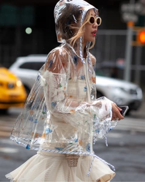 Ganni Petunia Transparent Rain Jacket - Image 2