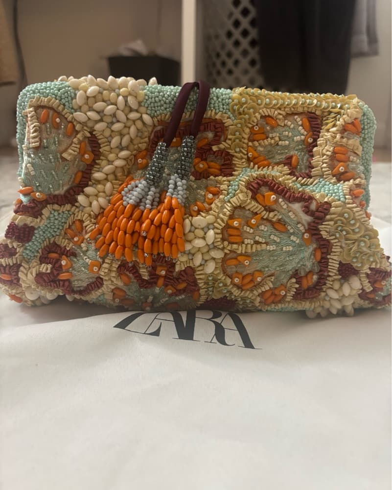 Zara Beaded Clutch - Image 2