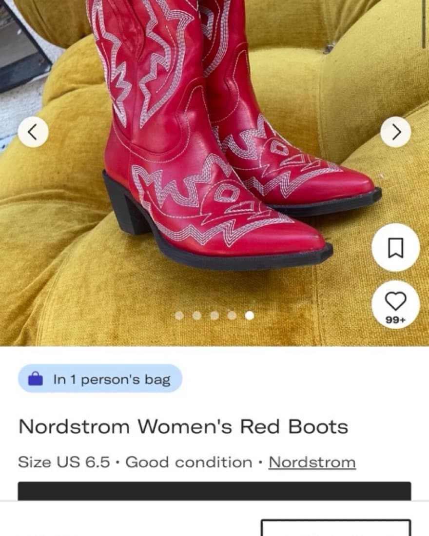 Red cowboy boots - Image 4