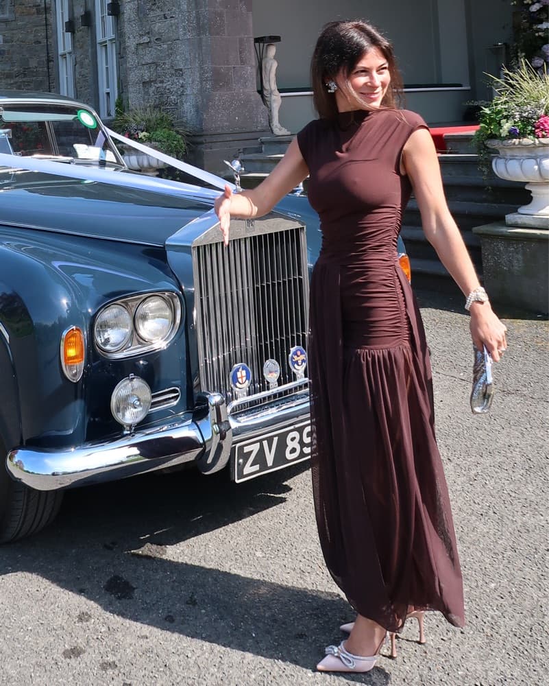 Brown Formal Dress - Image 3