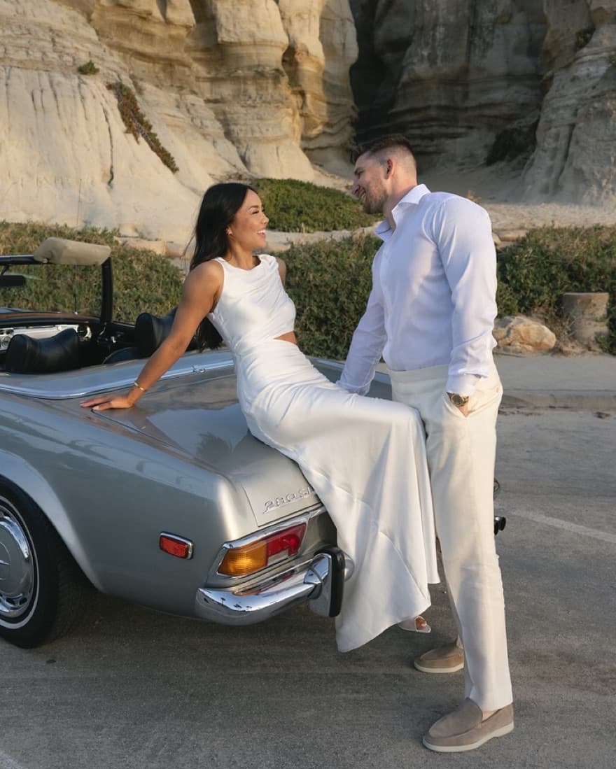 Misha Elio White Dress S  - Image 3