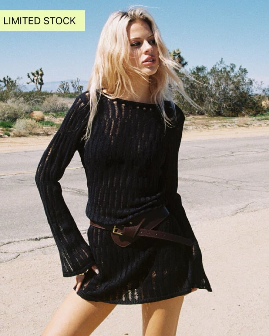 Black Festival Dress - Image 1