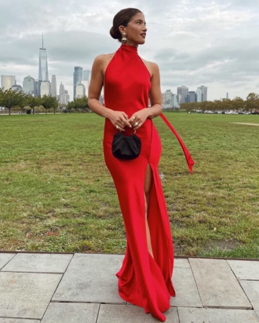 Sau Lee Red Formal Gown - Image 4