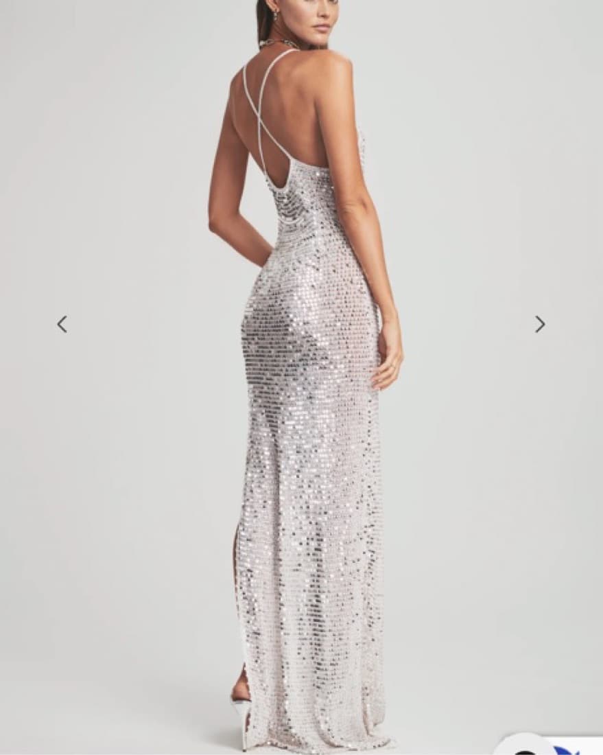 Retrofete Sequin Crochet Dress   - Image 3
