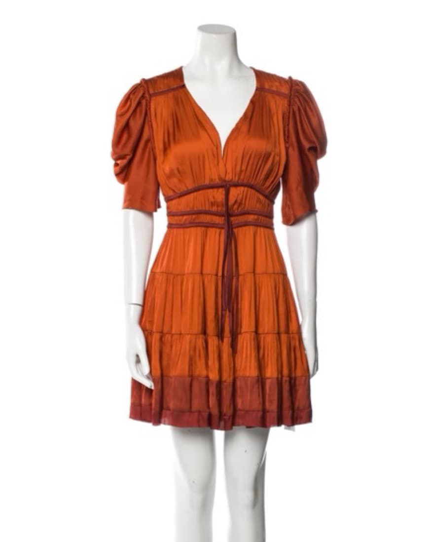 Ulla Johnson Auburn Silk Dress - Image 1