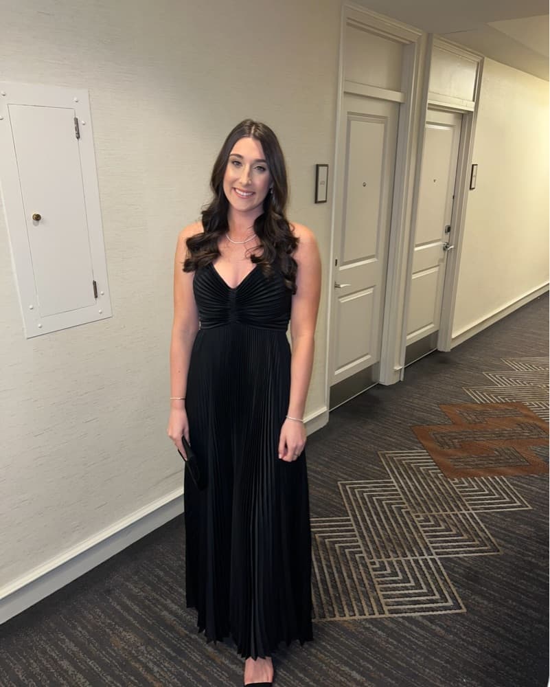 Black ALC Aries dress - Image 4