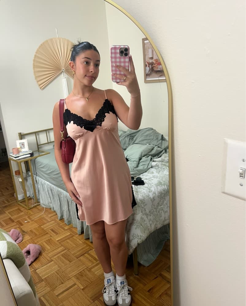 Vintage Lace Slip Dress - Image 2