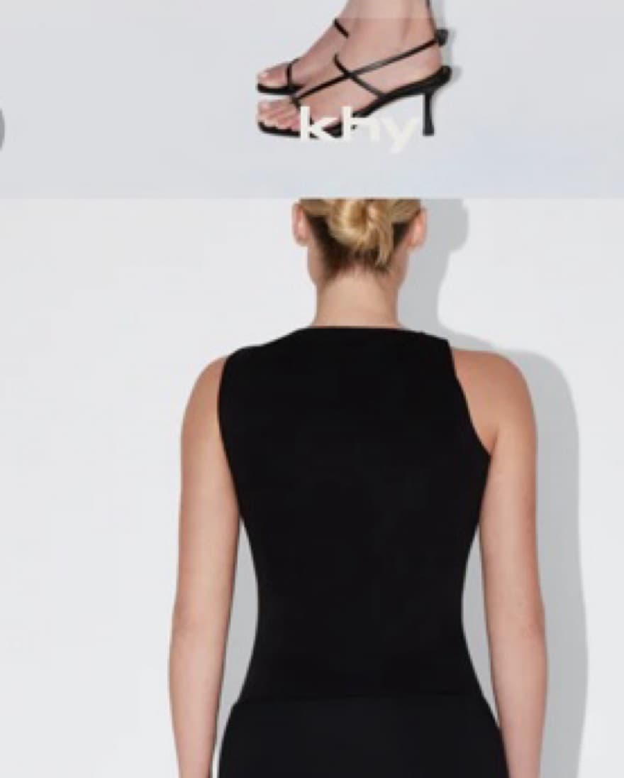 Khy Black Bow Top Seen On Kylie SOLD OUT - Image 3