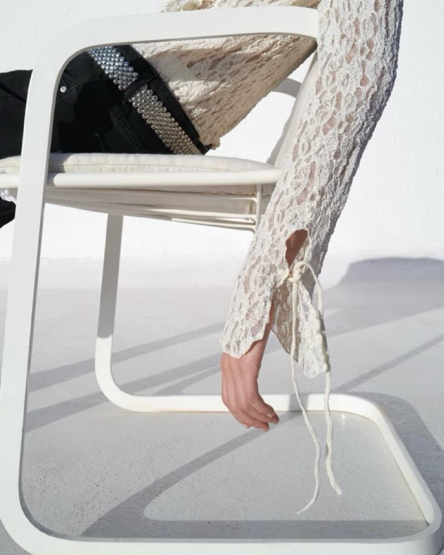 Zara Lace White Top - Image 2