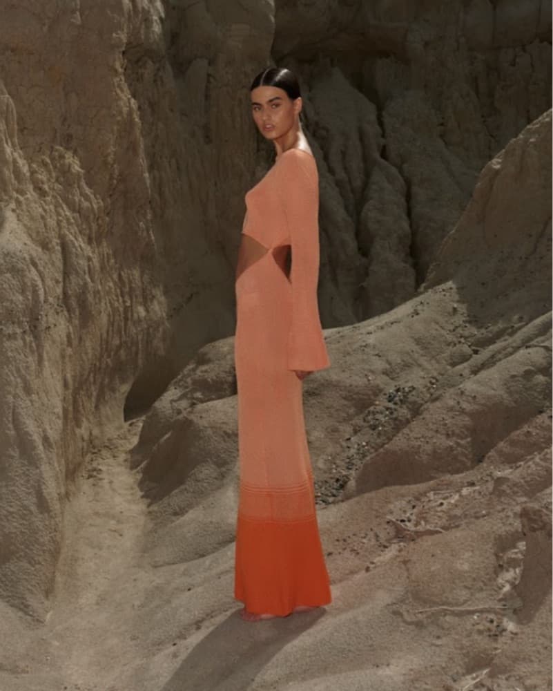 BAOBAB Knit Cutout Maxi Dress - Image 1