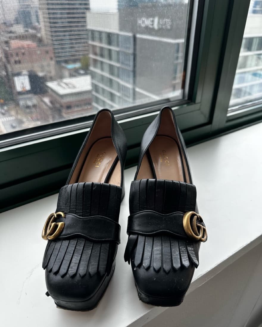Gucci leather Pumps Size 6.5-7   - Image 3