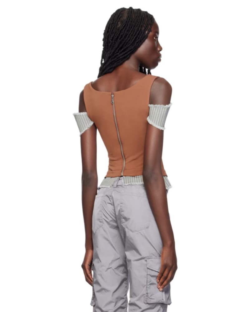 Brown Corset Top - Image 2