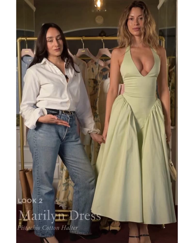 House of CB Marilyn | Western Chic Dress, Cocktail Attire, Classy Dress, Bridal Shower Guest Dress - Image 4
