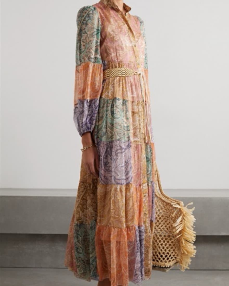 Zimmermann Paisley Patchwork Maxi Dress - Image 1