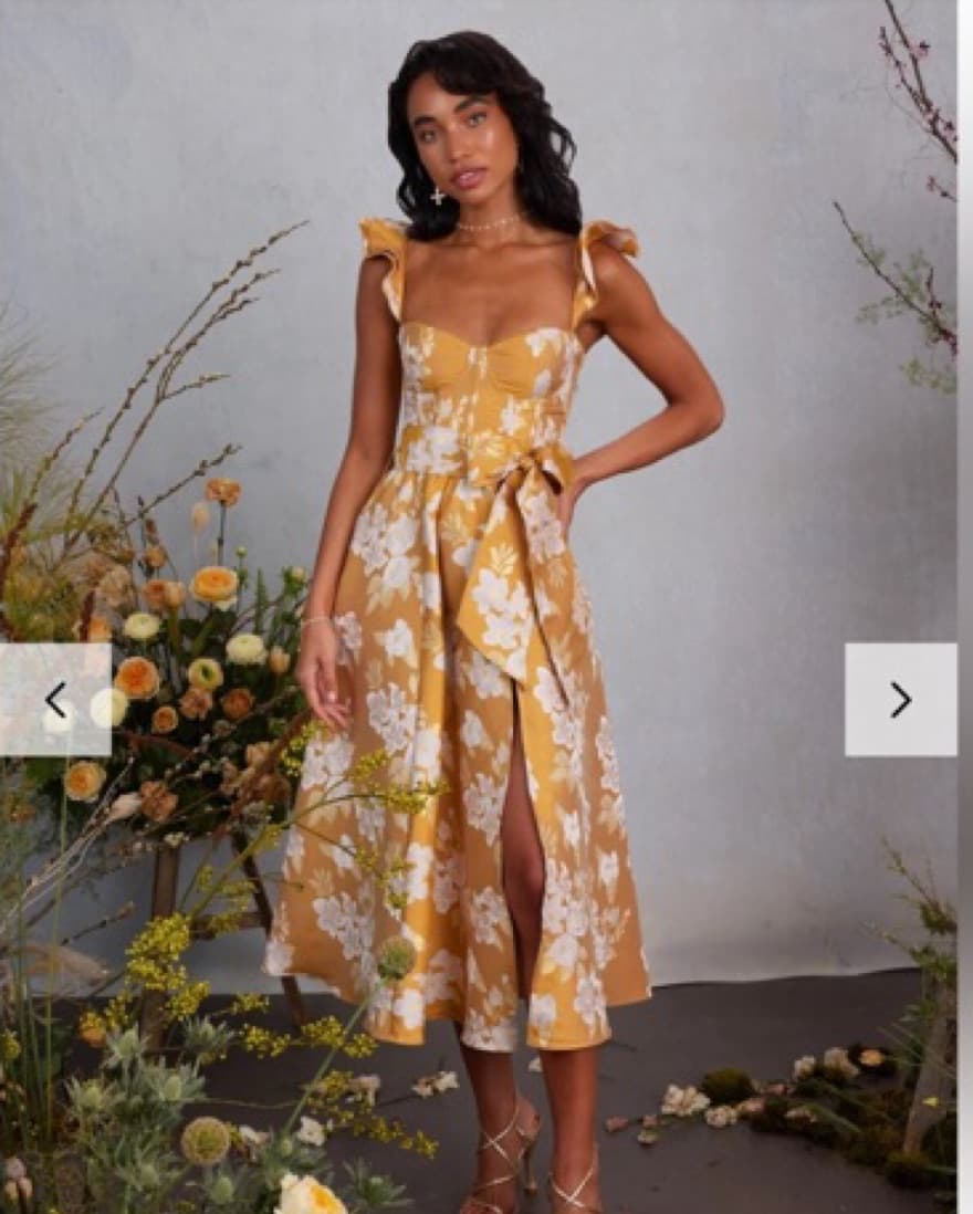 V Chapman Vera Ruffel Dress - Image 2