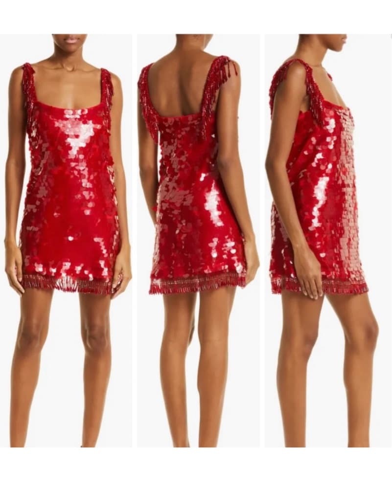 Alexis Zenovia Red Sequin Minidress - Image 2
