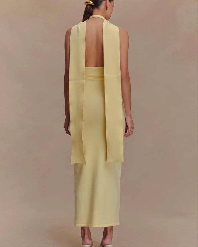 Meshki Wynn Floral Knit Midi Dress - Image 3