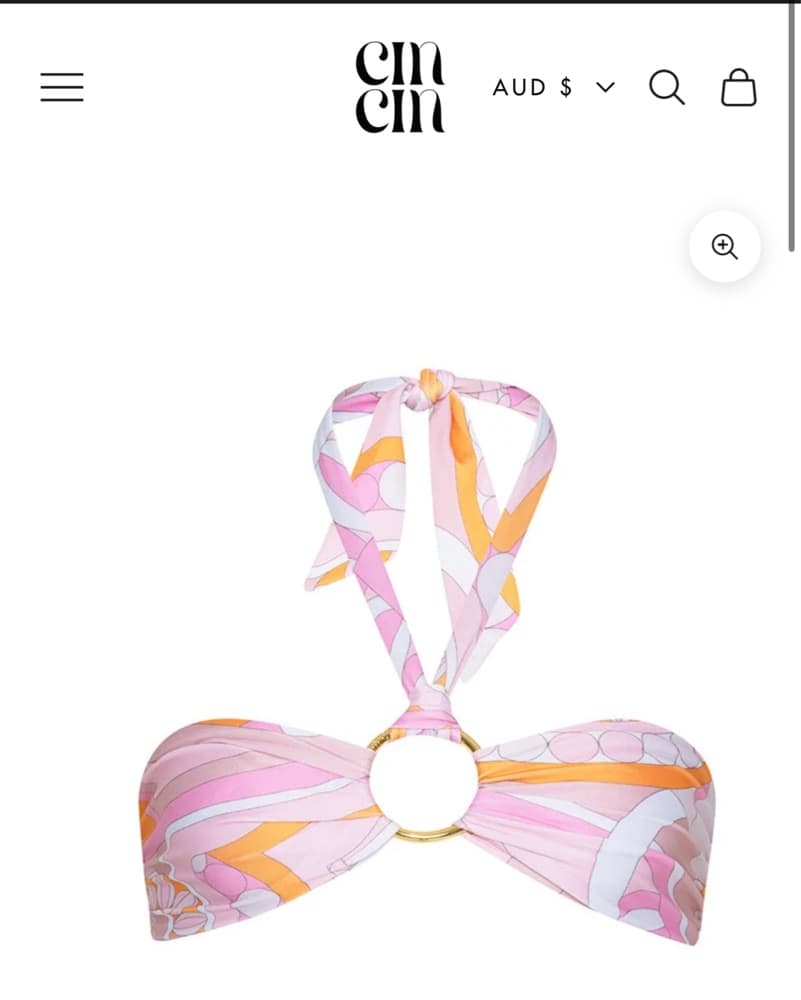 Cin Cin Amulet Bikini Bra Top Pucci - Image 3