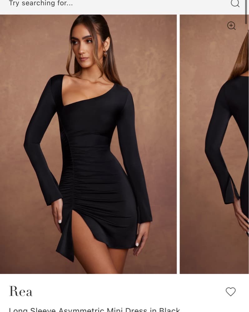 OhPolly Rea Asymmetric Mini Dress - Image 2