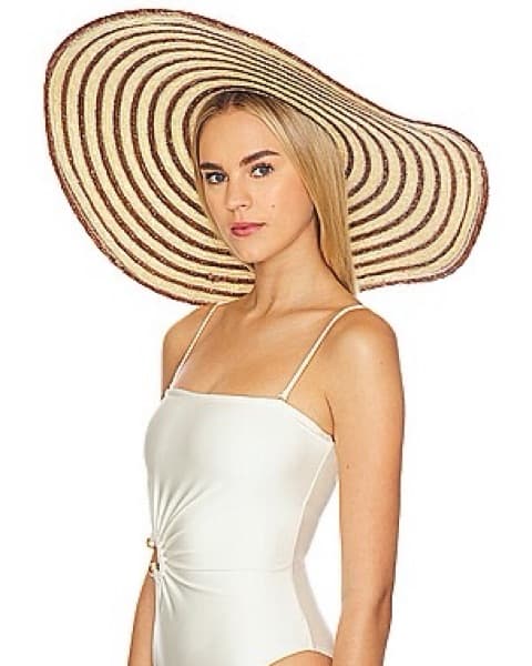 CULT GAIA Magda Straw Visor - Image 1
