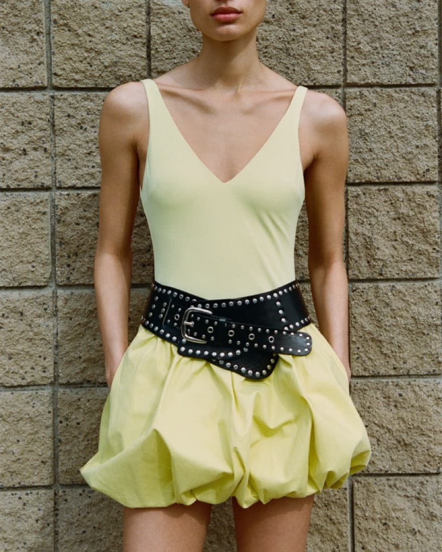Yellow Mini Dress - Image 1