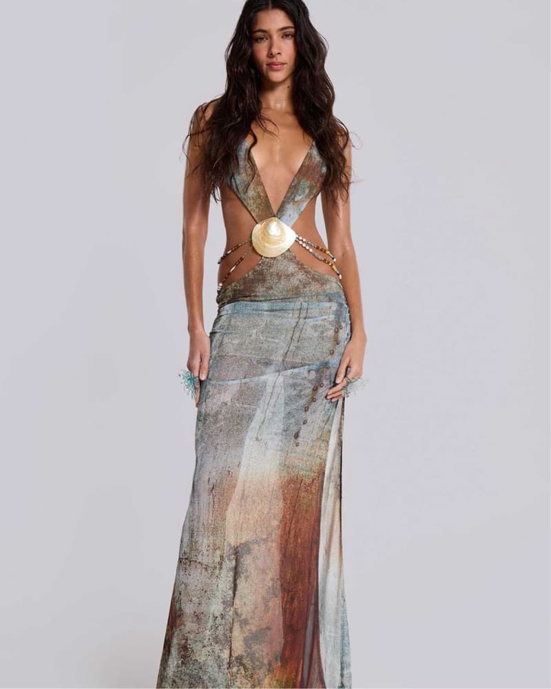 Jaced London Vida Backless Maxi Dress - Image 1