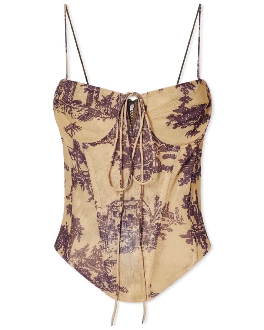 Miaou Aphex Corset Gold Toile - Image 2