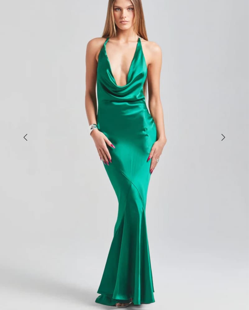 Retrofete Eve Dress In Green - Image 2