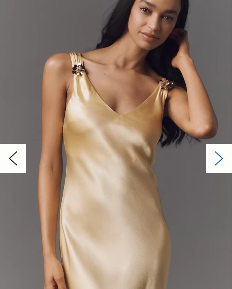 Canary Yellow Slip Dress  - Image 4