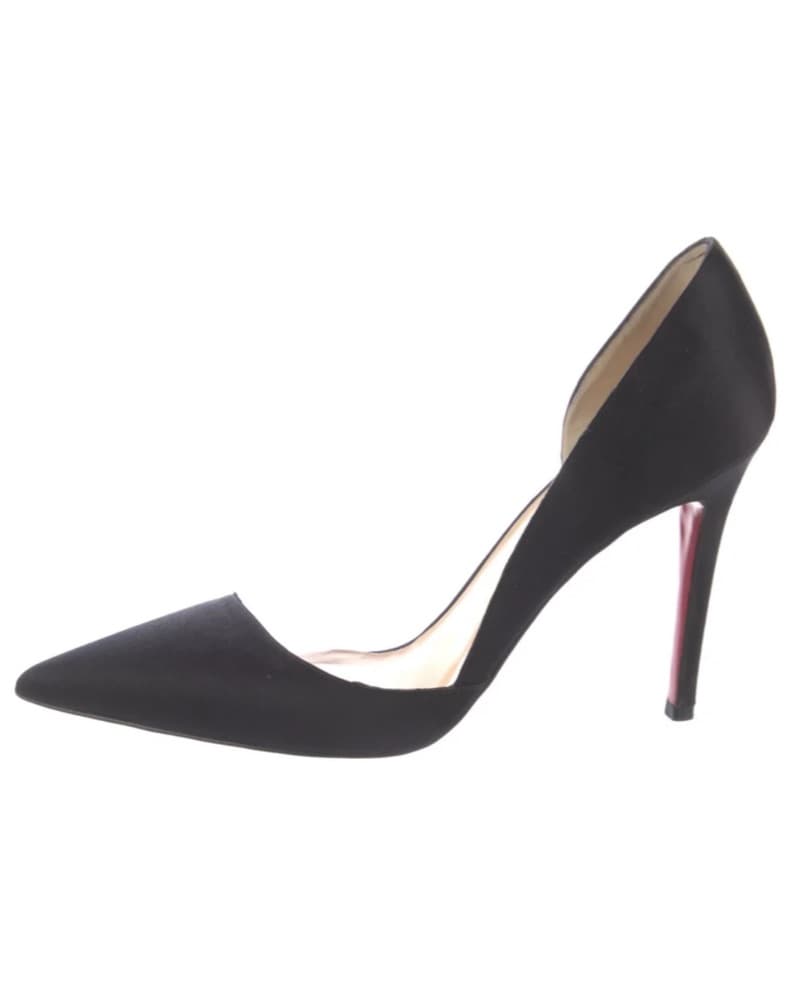 Christian Louboutin Iriza Satin Pumps - Image 1