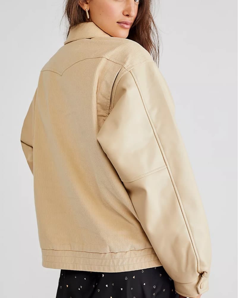 House of Sunny leather corduroy jacket - Image 2