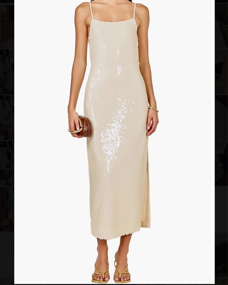 Endless Rose White Sequin Dress - Image 1