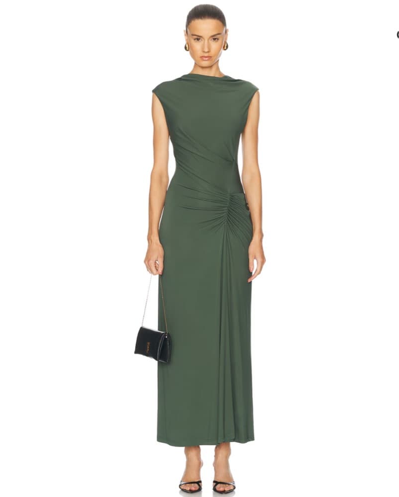 Simkai Acacia Dress Green XS - Image 1