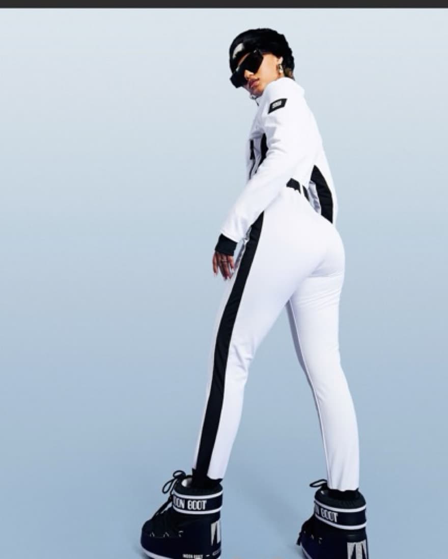 ASOS 4504 White Ski Suit - Image 1